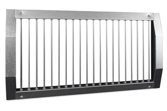 Решетка Systemair Nova-C-1-325x125-V с регулируемыми жалюзи