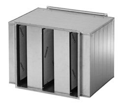 Шумоглушитель Systemair LDR-B 40-20 для прямоугольных воздуховодов со встроенными шумопоглащающими пластинами